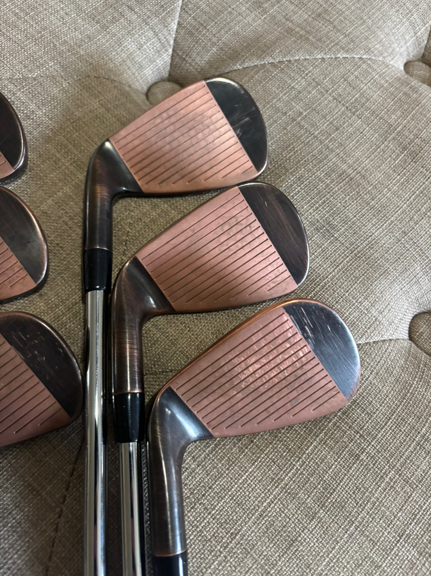 Photo of Callaway Apex Ai300 Brushed Copper Iron Set Regular Flex R300