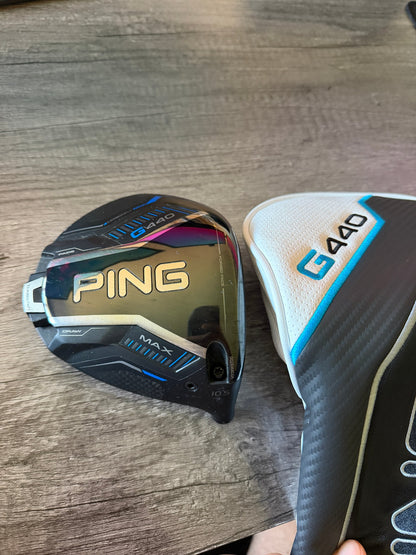 Ping G440 MAX Driver 10.5° +HC Head Only