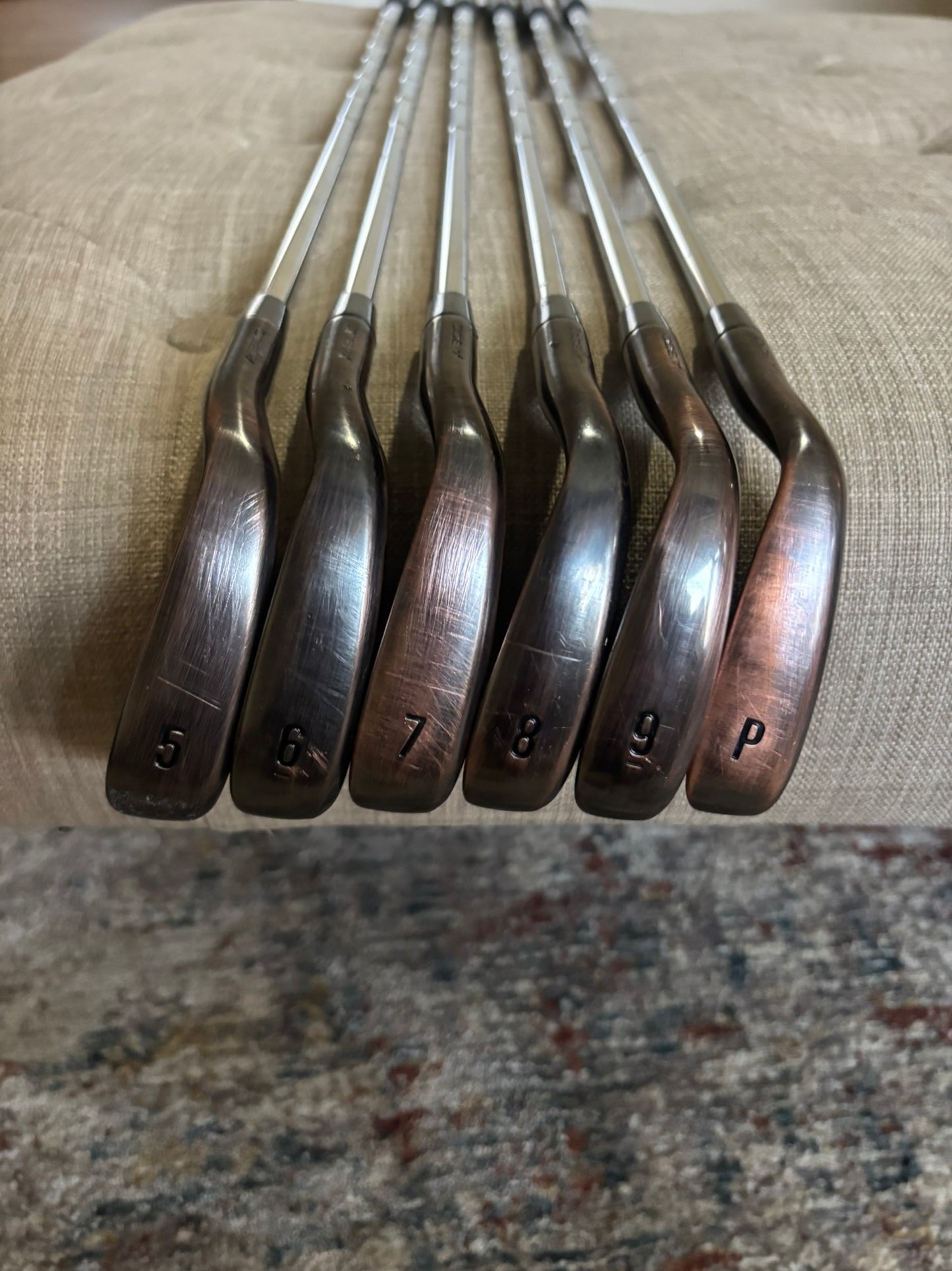 Photo of Callaway Apex Ai300 Brushed Copper Iron Set Regular Flex R300