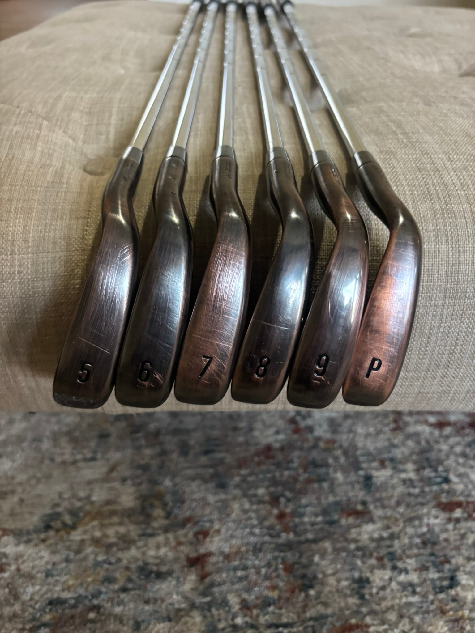 Photo of Callaway Apex Ai300 Brushed Copper Iron Set Regular Flex R300