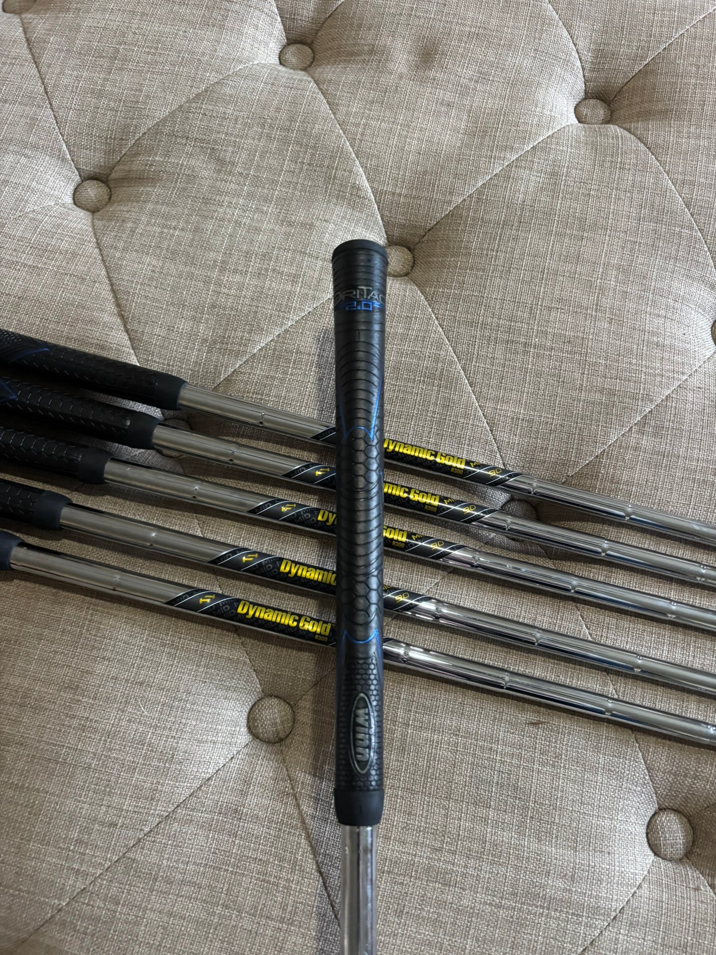 Photo of Callaway Apex Ai300 Brushed Copper Iron Set Regular Flex R300