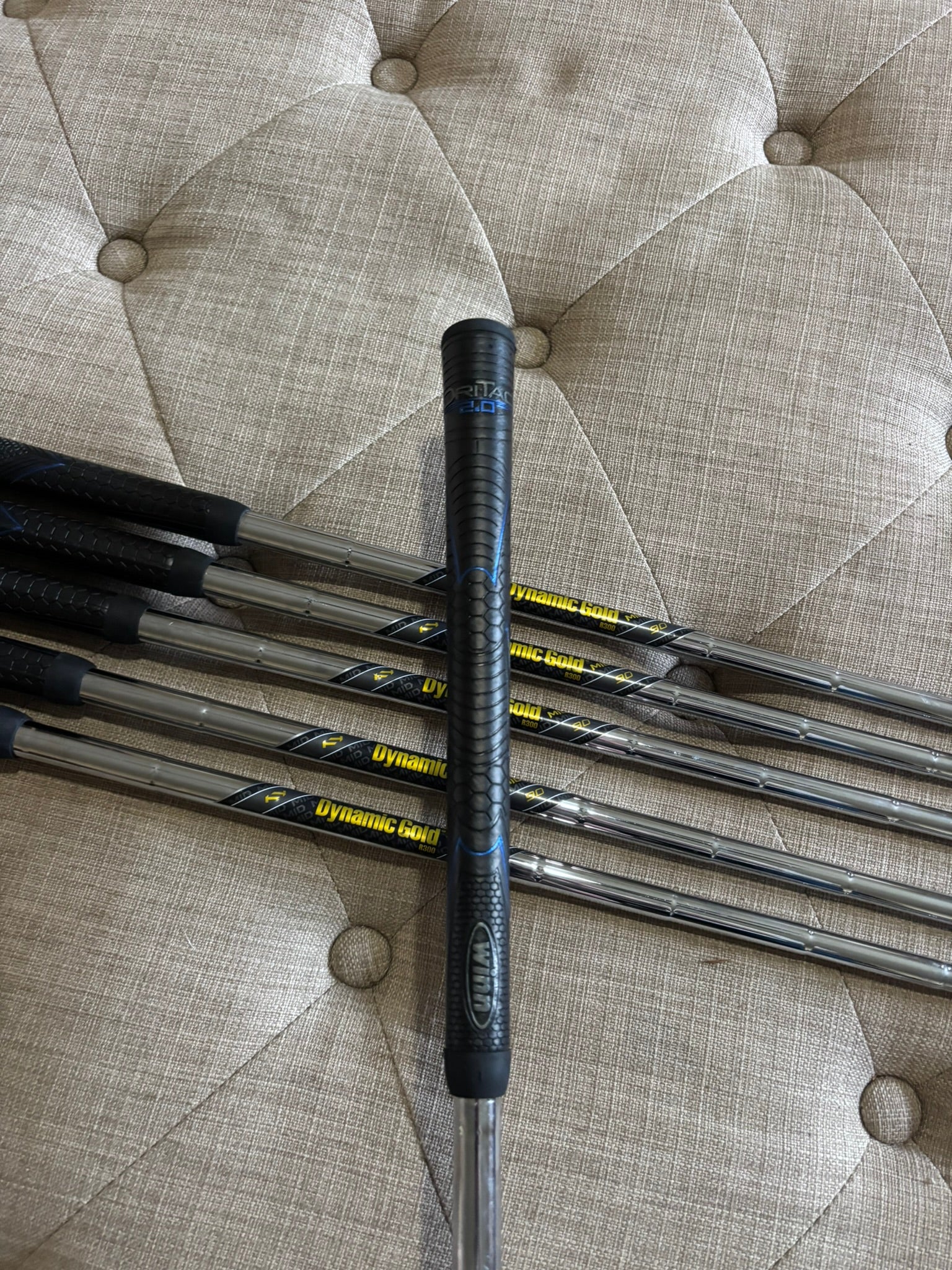 Photo of Callaway Apex Ai300 Brushed Copper Iron Set Regular Flex R300