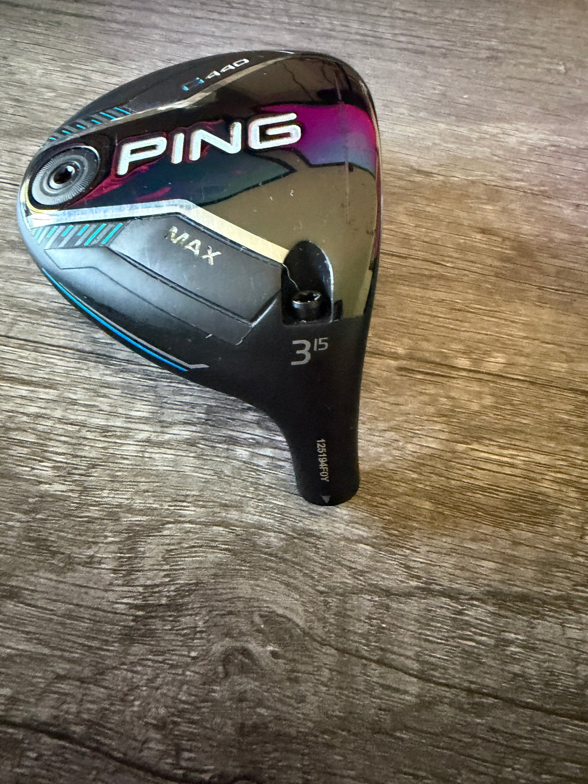Ping G440 MAX 3-Wood 15° +HC Head Only NICE — photo 3