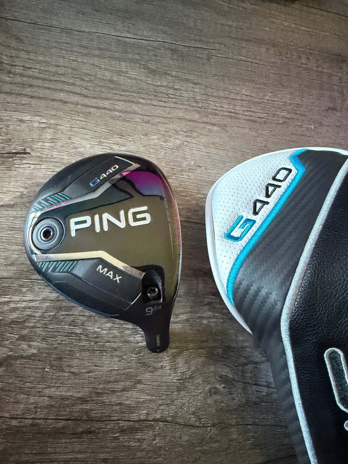 Ping G440 MAX 9-Wood 24° +HC Head Only NICE