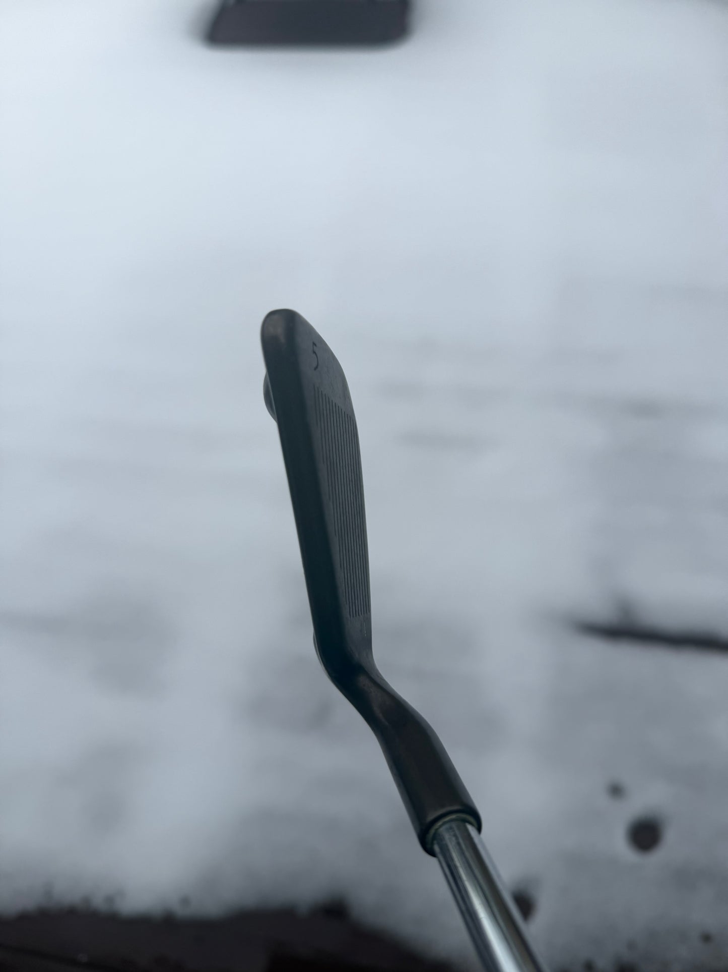 Ping isi Karsten 5-Iron Silver Dot Cushin Regular Flex Lefty 38.5″ NICE