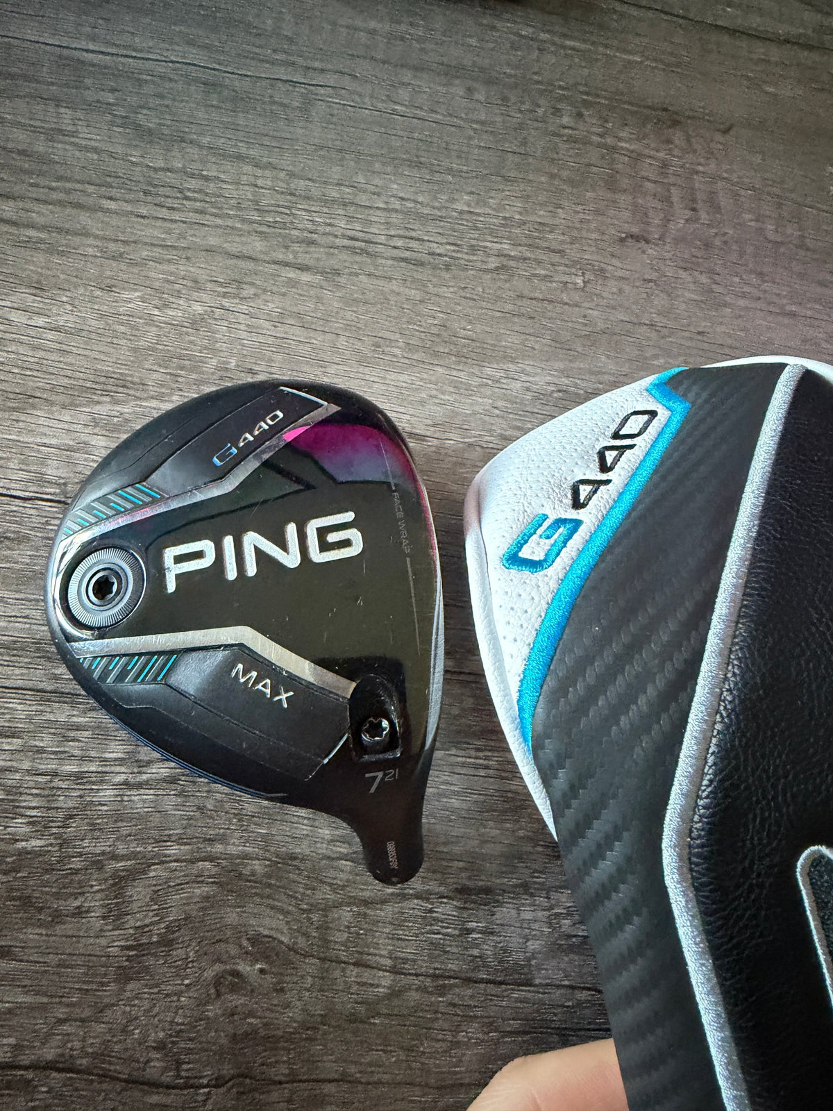 Ping G440 MAX 7-Wood 21° +HC Head Only NICE