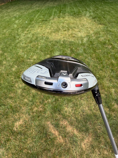 Callaway Quantum Max Driver 9° Denali Frost Silver Stiff Flex 45.5" MINT — photo 5