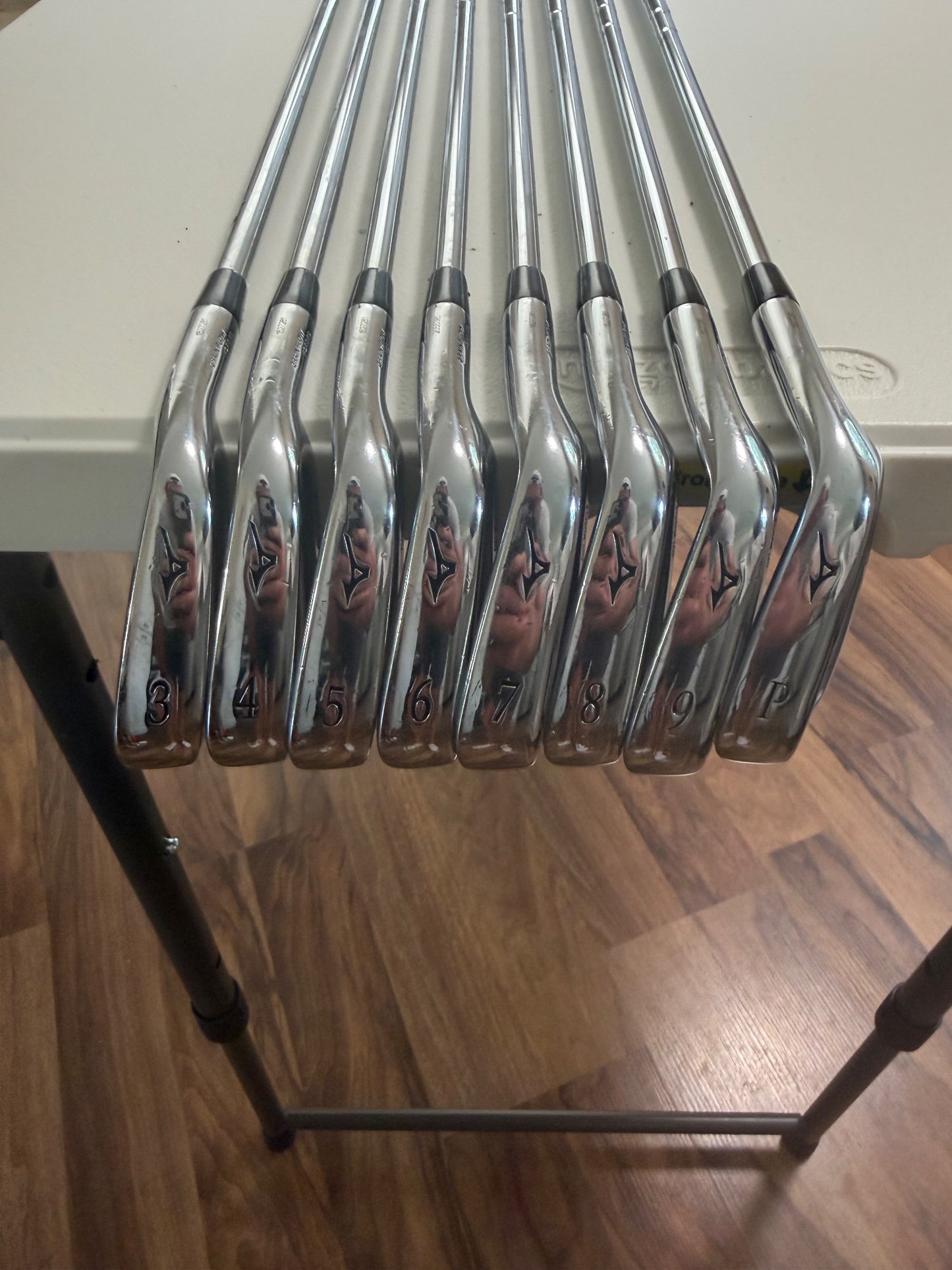 Mizuno MP 57 Iron Set 3-PW Dynalite Gold R300 Regular Flex +1/2" NICE — photo 4