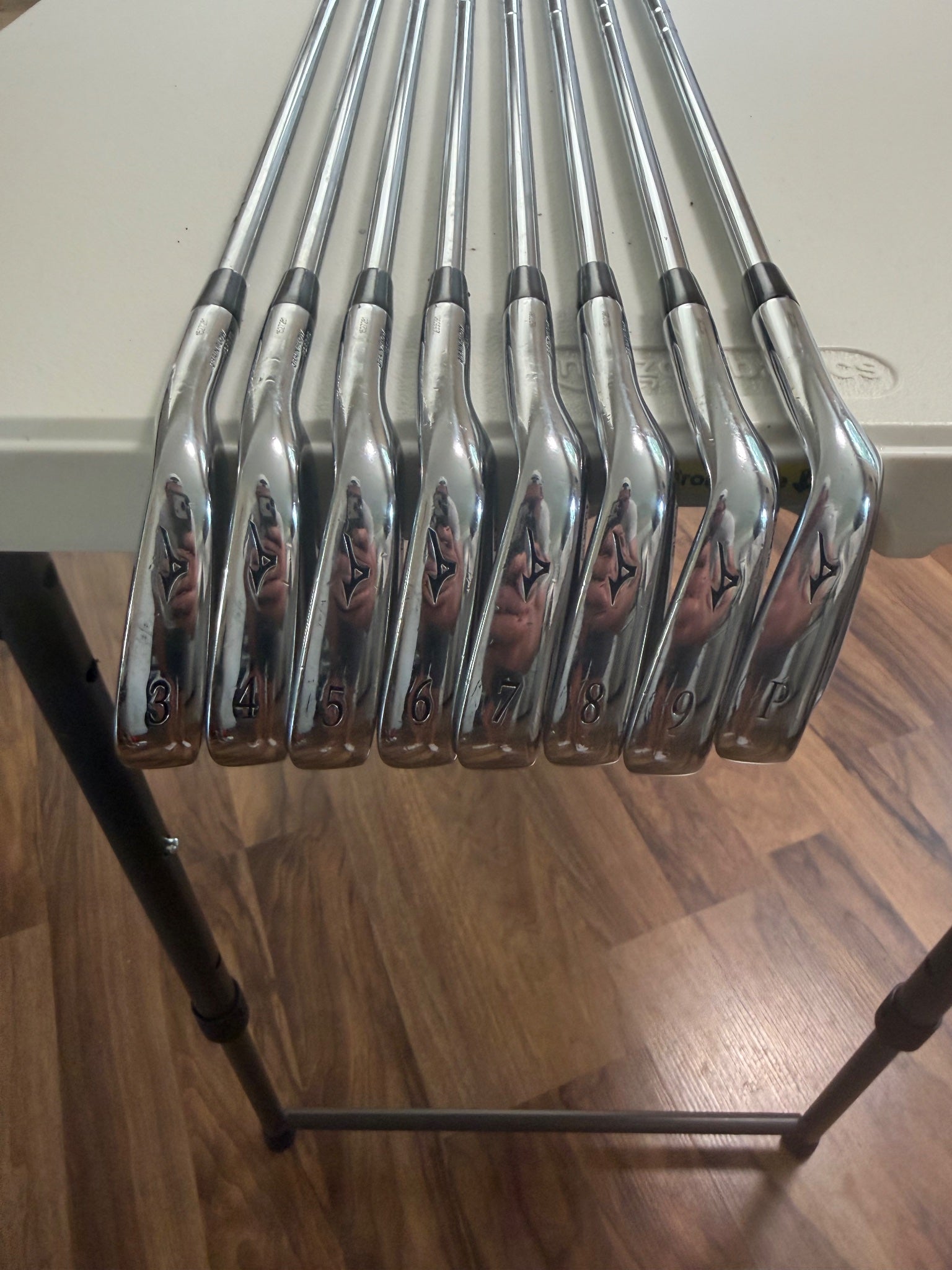 Mizuno MP 57 Iron Set 3-PW Dynalite Gold R300 Regular Flex +1/2" NICE — photo 4