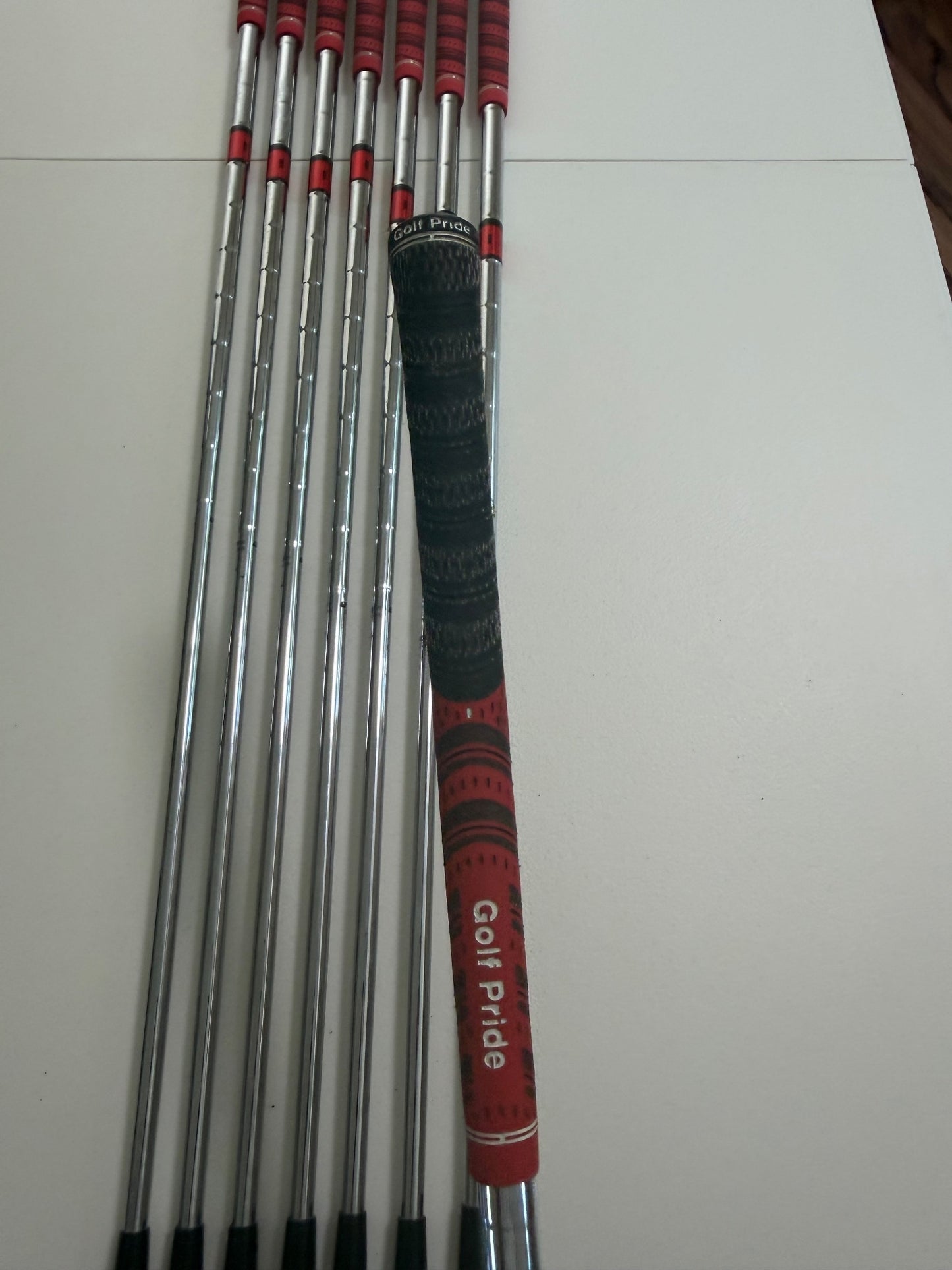 Mizuno MP 57 Iron Set 3-PW Dynalite Gold R300 Regular Flex +1/2" NICE — photo 11