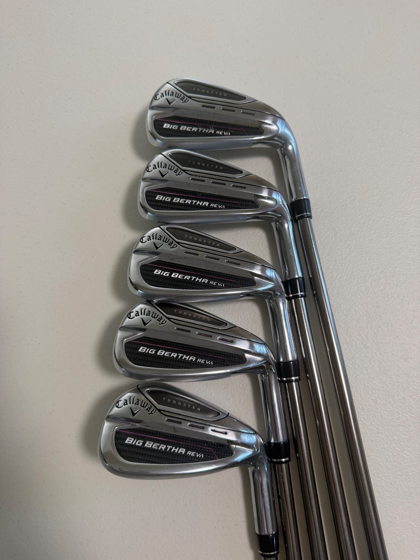 Callaway Big Bertha REVA 23 Iron Set 6-PW RCH 45 Ladies Flex MINT