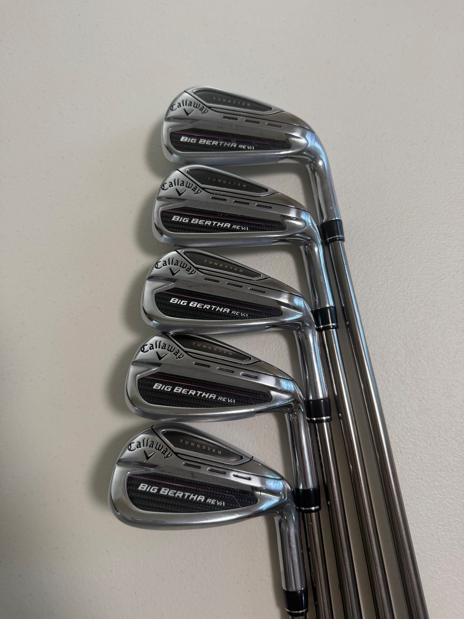 Callaway Big Bertha REVA 23 Iron Set 6-PW RCH 45 Ladies Flex MINT