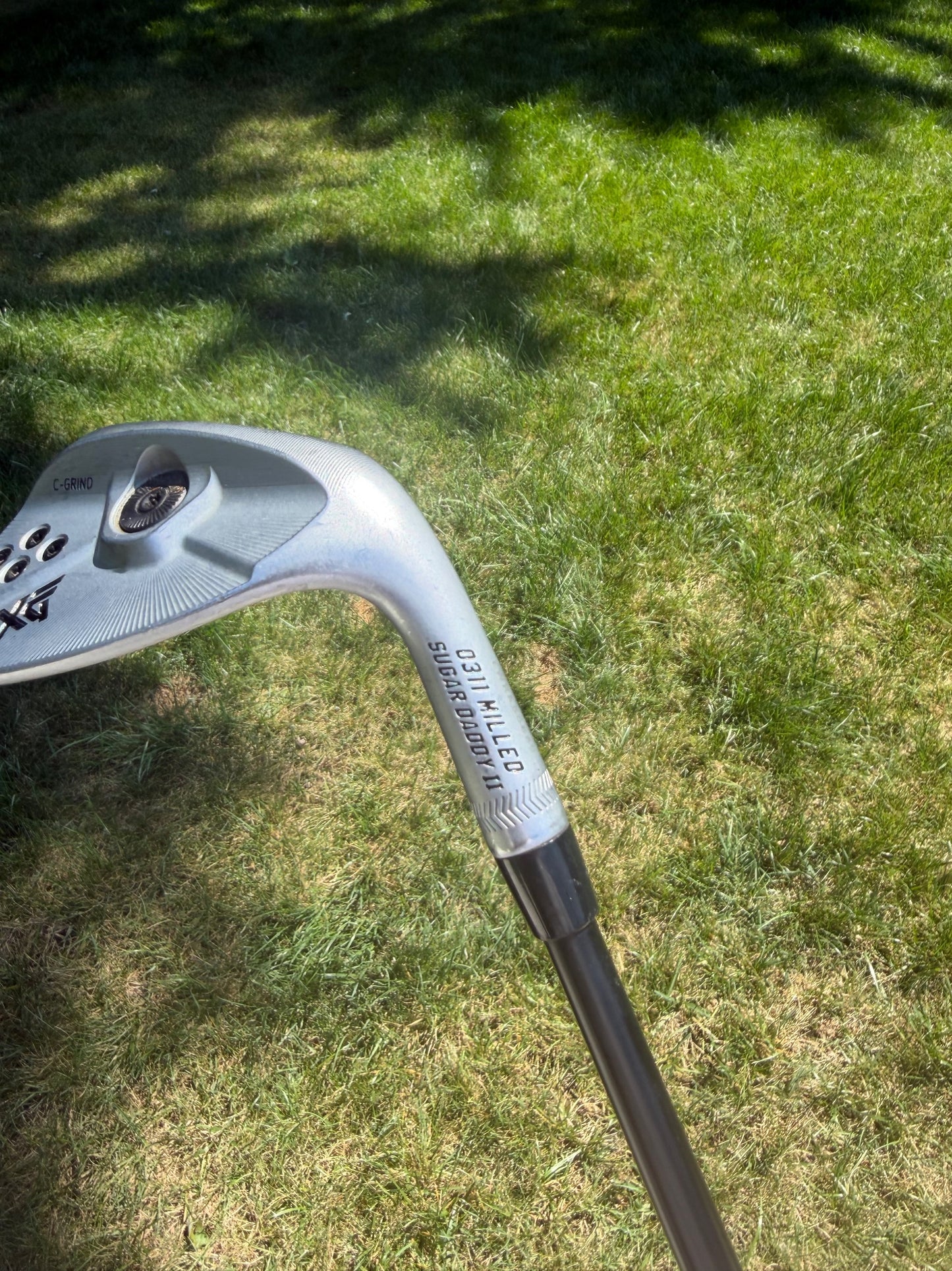 PXG 0311 Milled Sugar Daddy II Gap Wedge 52°/10 KBS Max 55 Senior Flex 36" NICE — photo 5