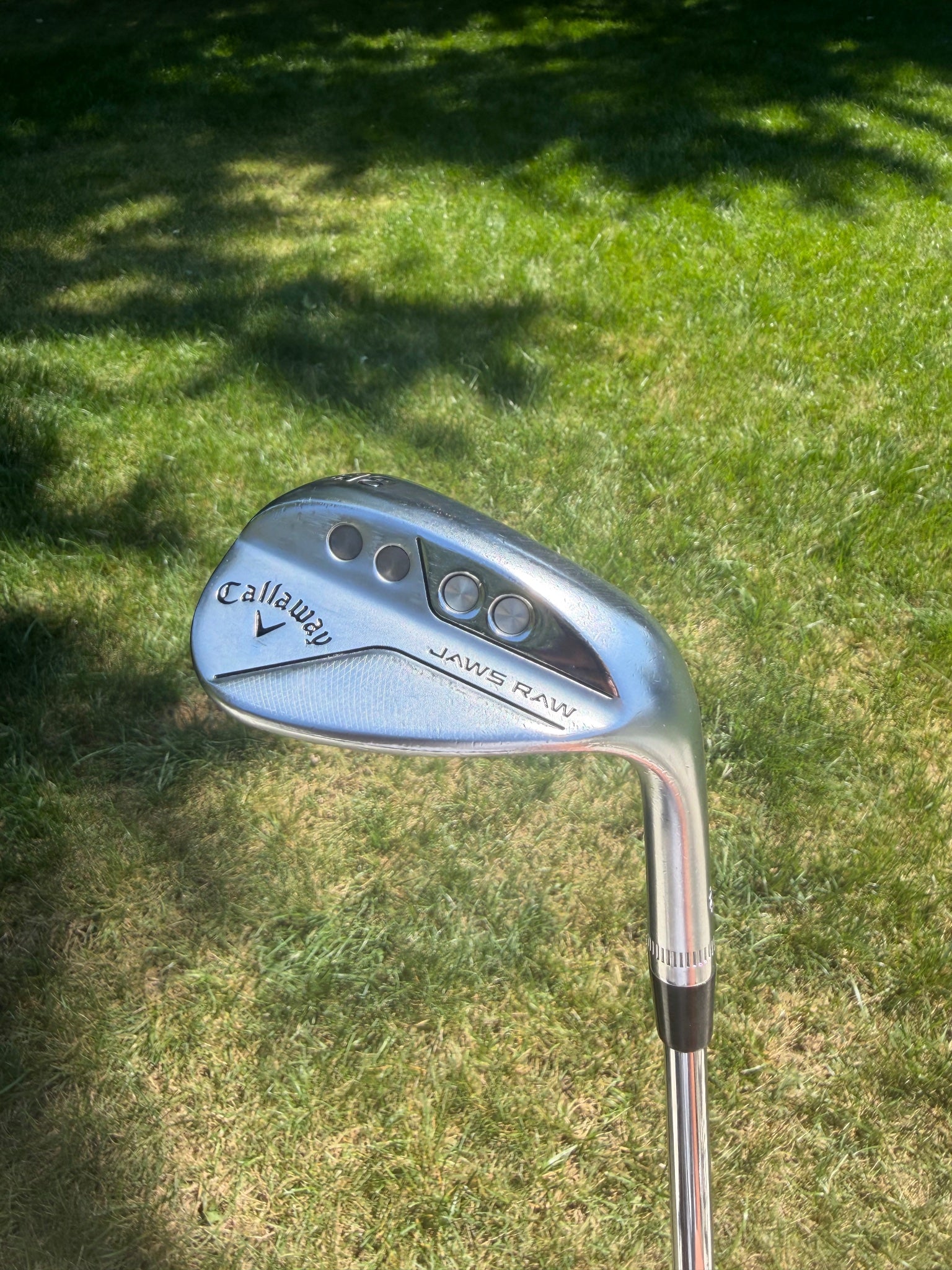 Callaway Jaws Raw Chrome Lob Wedge 60°/10 Tour Issue Spinner Wedge Flex 34" NICE