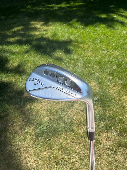 Callaway Jaws Raw Chrome Lob Wedge 60°/10 Tour Issue Spinner Wedge Flex 34" NICE