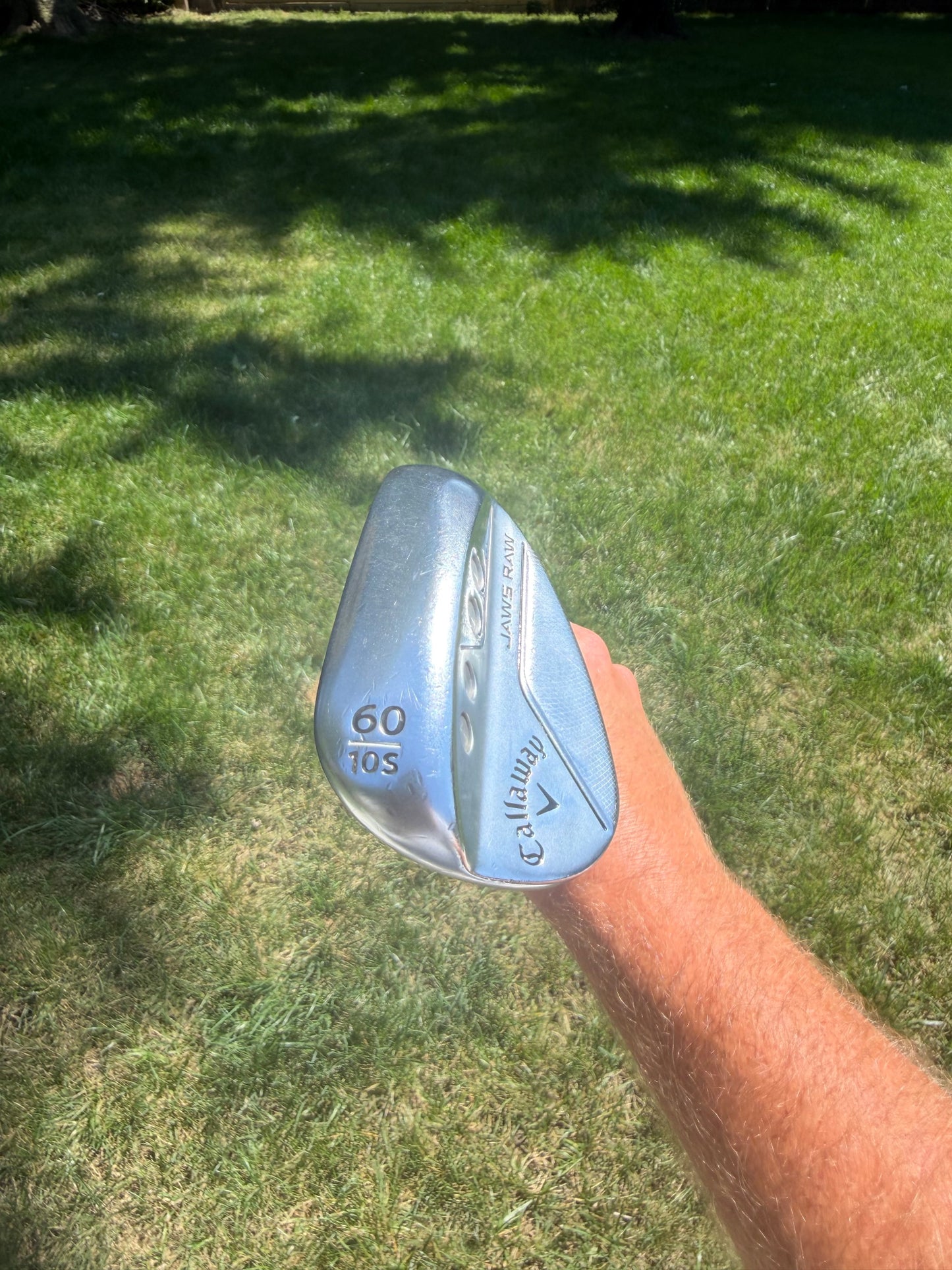 Callaway Jaws Raw Chrome Lob Wedge 60°/10 Tour Issue Spinner Wedge Flex 34" NICE — photo 3