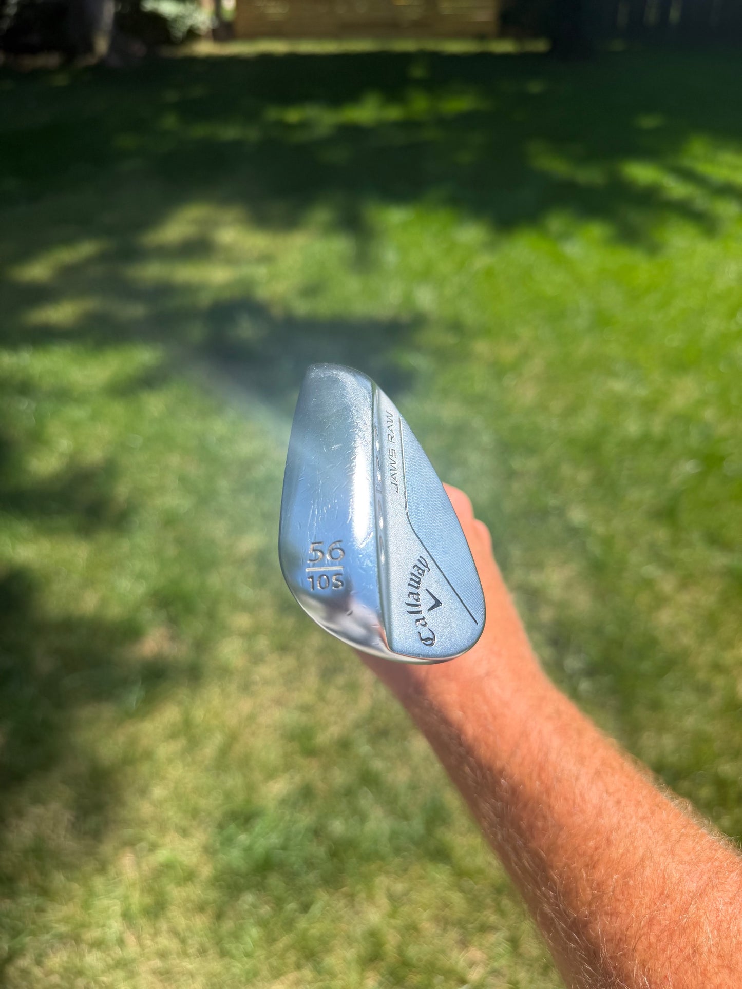 Callaway Jaws Raw Chrome Sand Wedge 56° / 10 Spinner Wedge Flex 34.25" NICE — photo 3