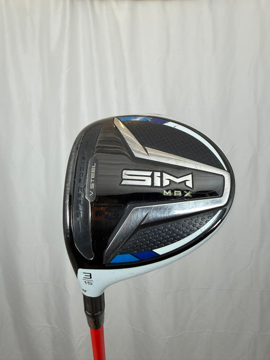Photo of Taylormade SIM MAX 3-Wood 15° Stiff Flex Proforce V2 Hl 5F4