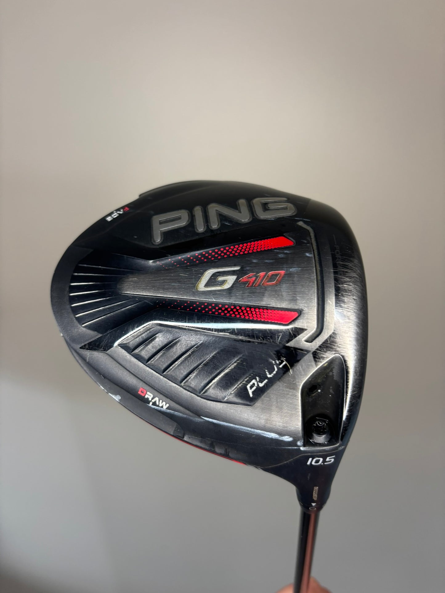 Ping G410 Plus Driver 10.5° Tour Chrome 65 Stiff Flex 45″ +HC
