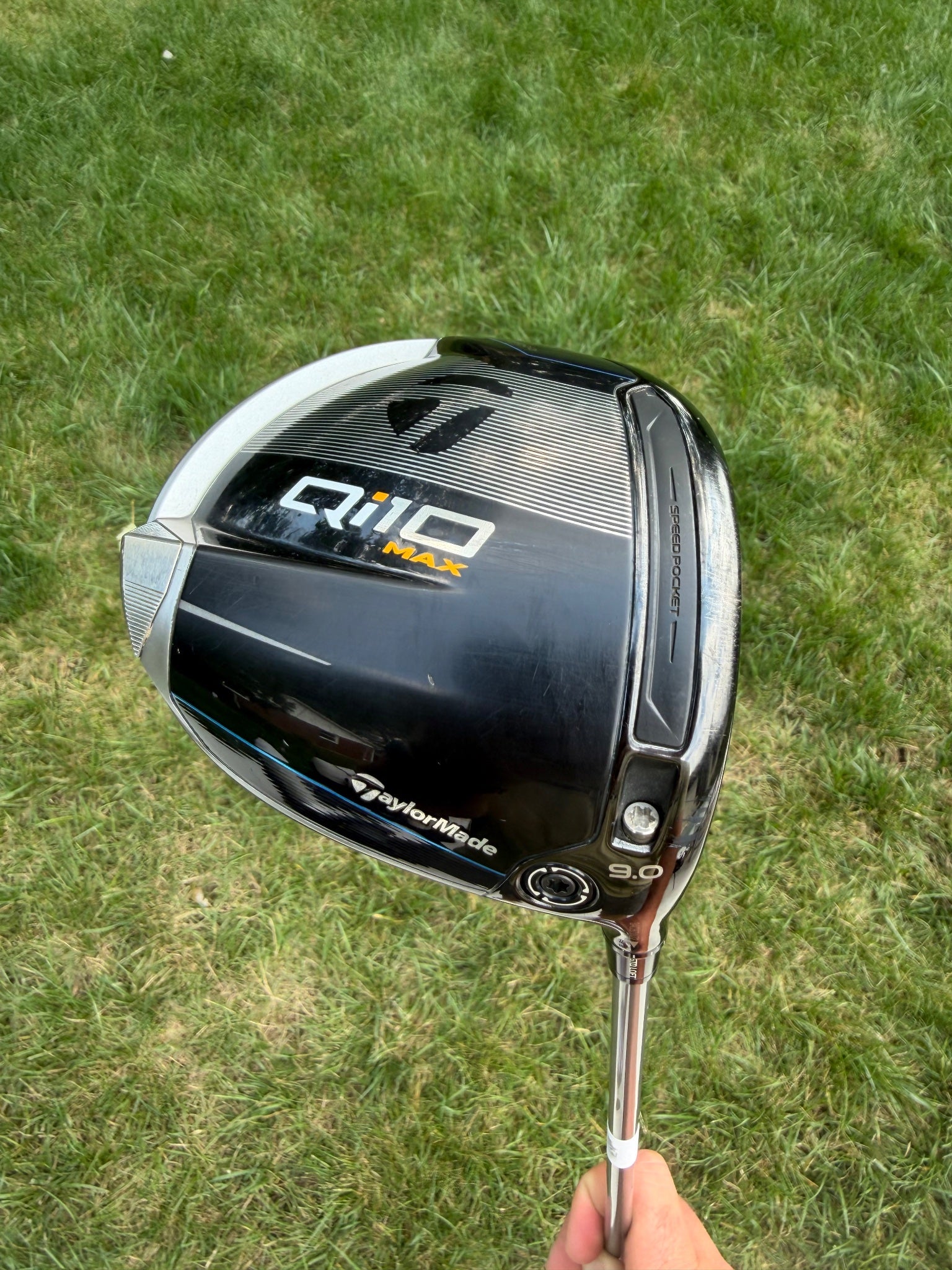TaylorMade Qi10 MAX Driver 9° Speeder NX Stiff Flex 45.25" +HC NICE