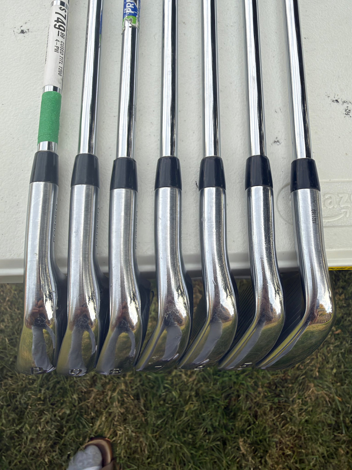Titleist 2021 T200 Iron Set 4-PW AMT Black S300 Stiff Flex +3/4" NICE — photo 12