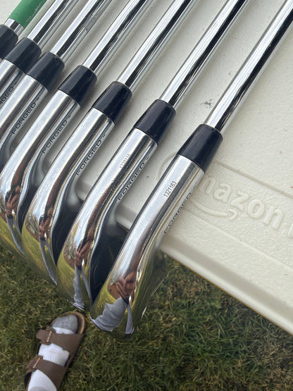 Titleist 2021 T200 Iron Set 4-PW AMT Black S300 Stiff Flex +3/4" NICE — photo 13