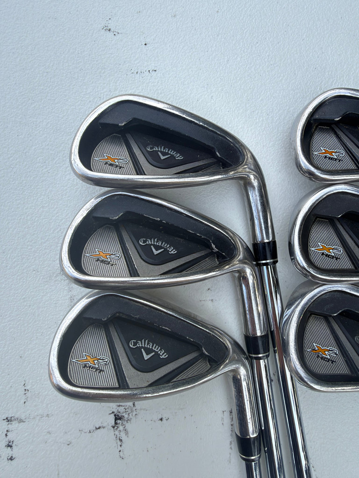 Callaway X2 Hot Iron Set 5-PW Speed Step 85 Stiff Flex NICE — photo 2