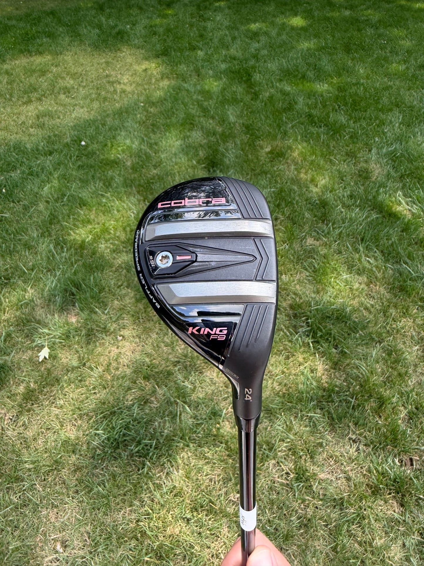 Cobra KING F9 Speedback Womens 5 Hybrid 24° Atmos 60 Ladies Flex 38" +HC NICE