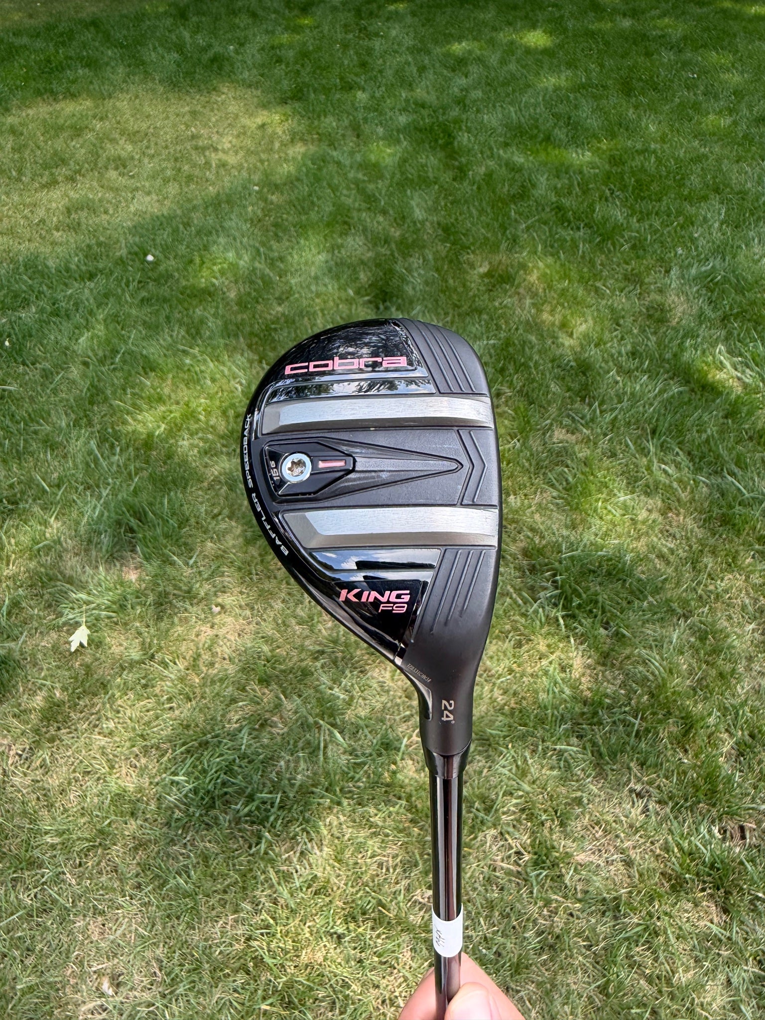 Cobra KING F9 Speedback Womens 5 Hybrid 24° Atmos 60 Ladies Flex 38" +HC NICE