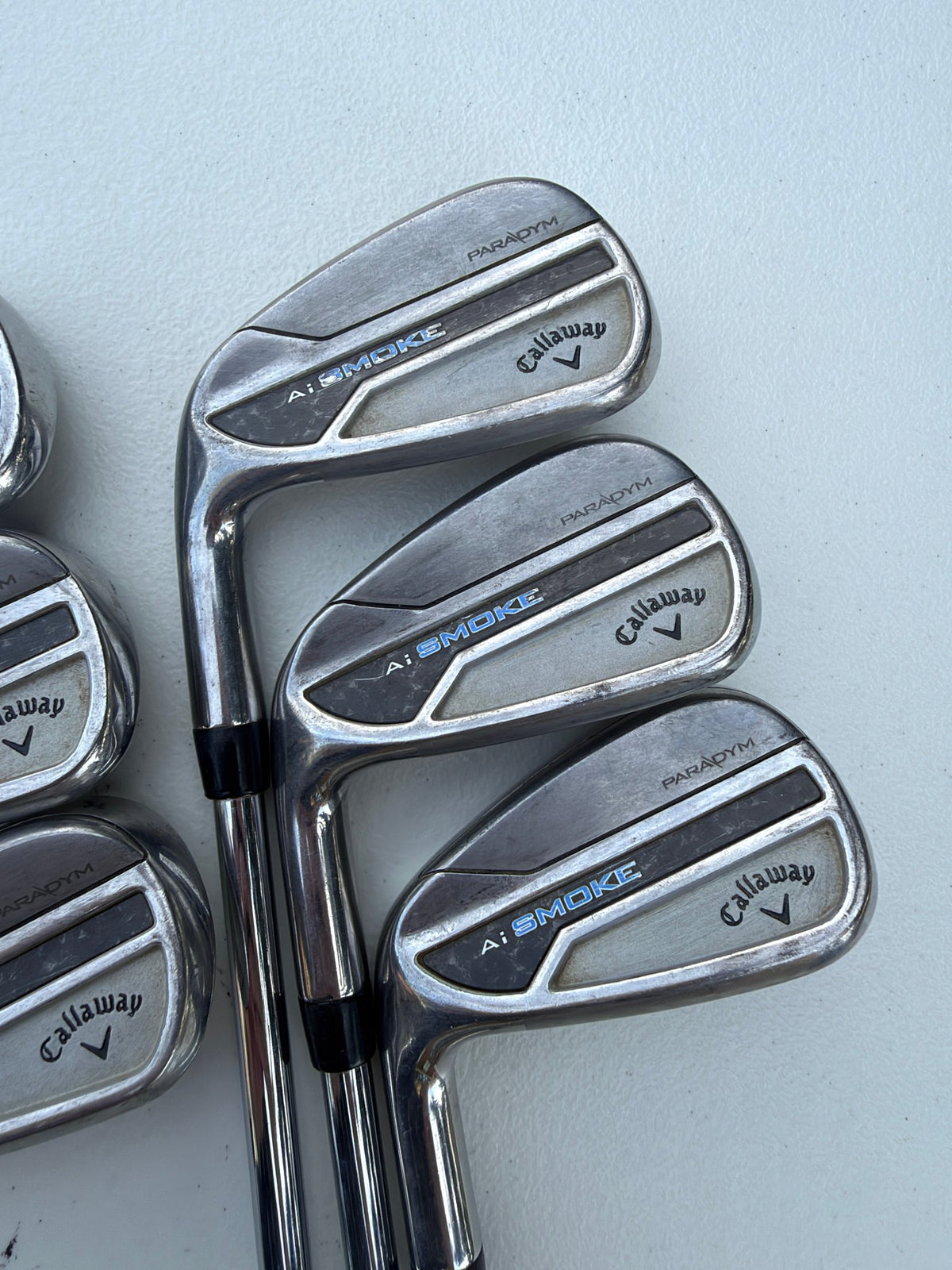Callaway Paradym Ai Smoke Iron Set 5-PW Elevate MPH 95 Regular Flex Lefty NICE — photo 3
