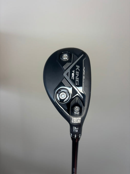 Photo of Cobra 2025 KING Tec 3 Hybrid 19° Extra Stiff Flex Hzrdus Black 90G