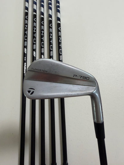 TaylorMade 2023 P790 Iron Set 5-PW Ventus TR Blue Senior Flex +1/2" NICE — photo 7