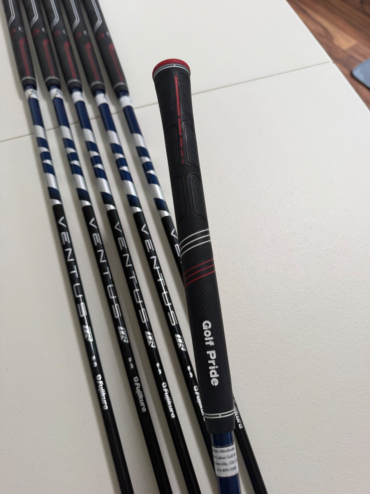 TaylorMade 2023 P790 Iron Set 5-PW Ventus TR Blue Senior Flex +1/2" NICE — photo 9