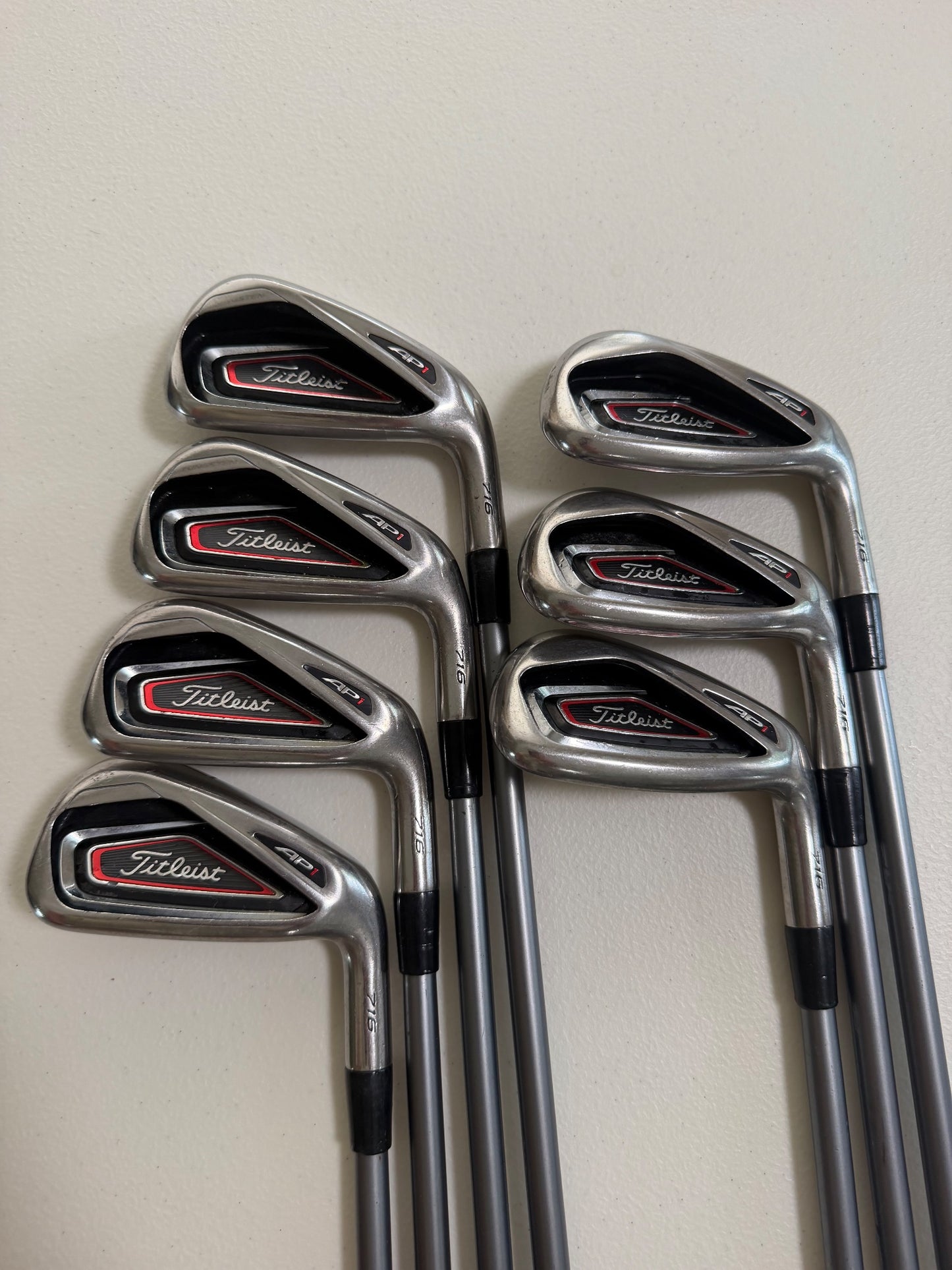 Titleist 716 AP1 Iron Set 4-PW Kuro Kage Regular Flex NICE