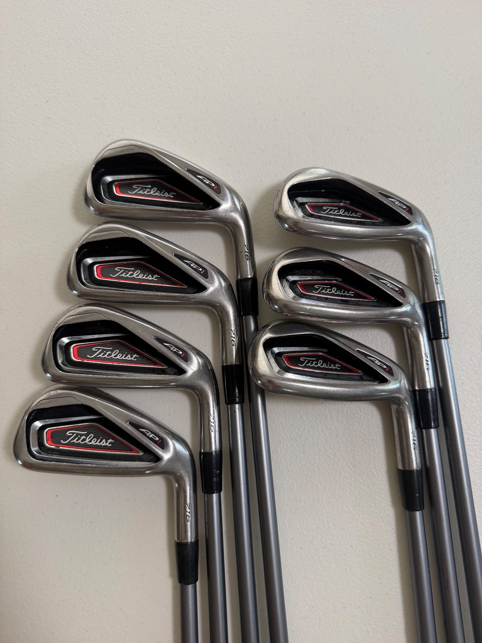 Titleist 716 AP1 Iron Set 4-PW Kuro Kage Regular Flex NICE