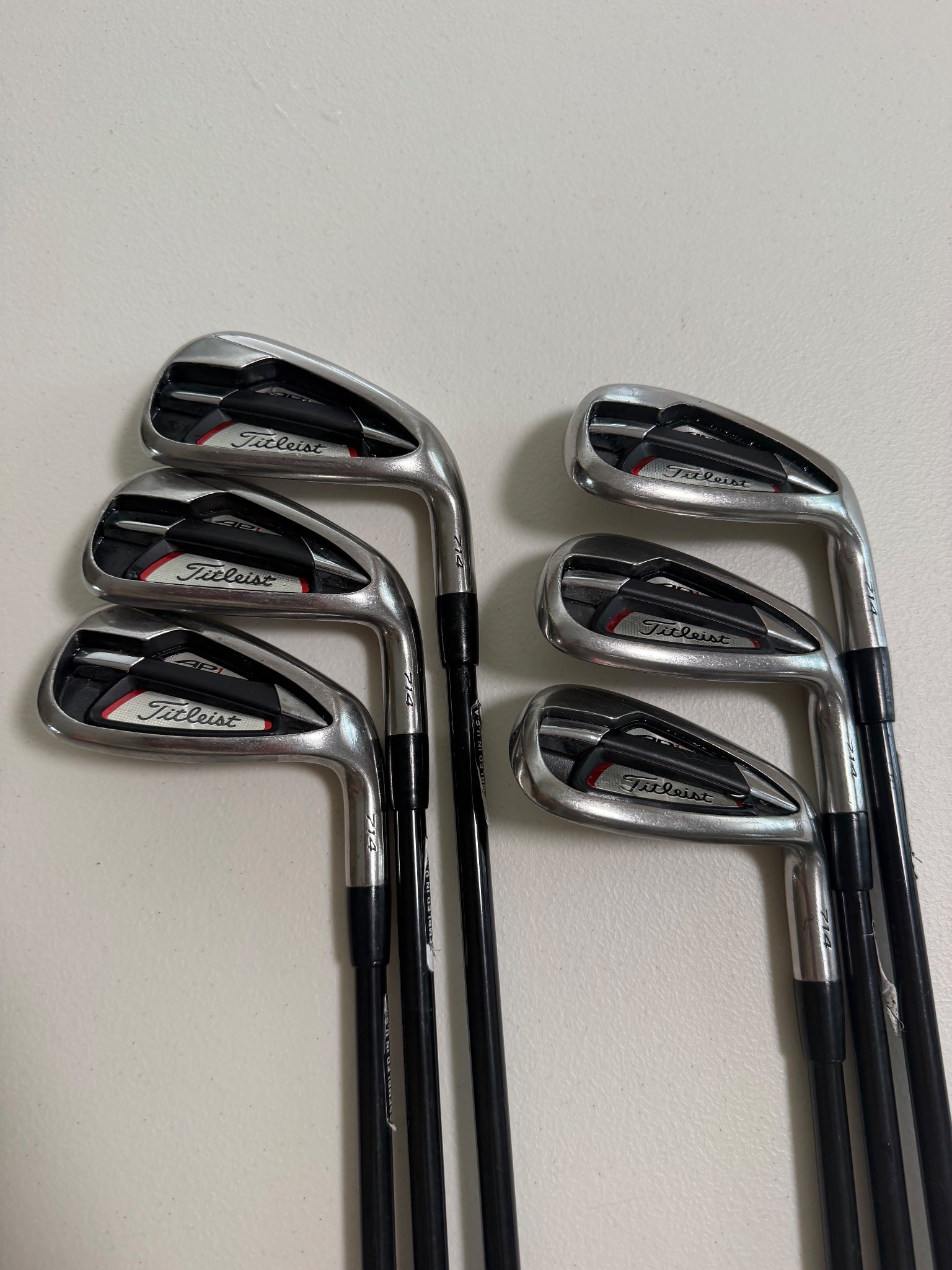 Titleist 714 AP1 Iron Set 6-GW Kuro Kage 50G Ladies Flex -1/2" NICE