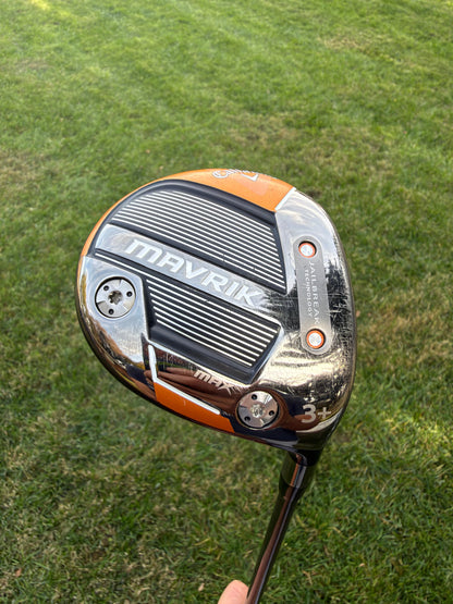 Callaway Mavrik Max 3+ 3-Wood 13.5° Even Flow Riptide Stiff Flex 42.75" NICE