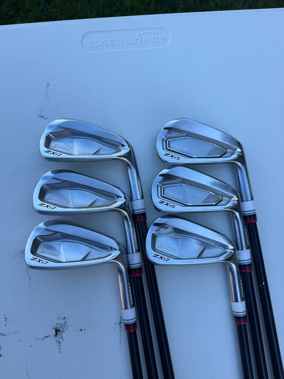 Srixon ZXi5/ZXi7 Combo Iron Set 5-PW KBS C-Taper LTD Black Extra Stiff NICE