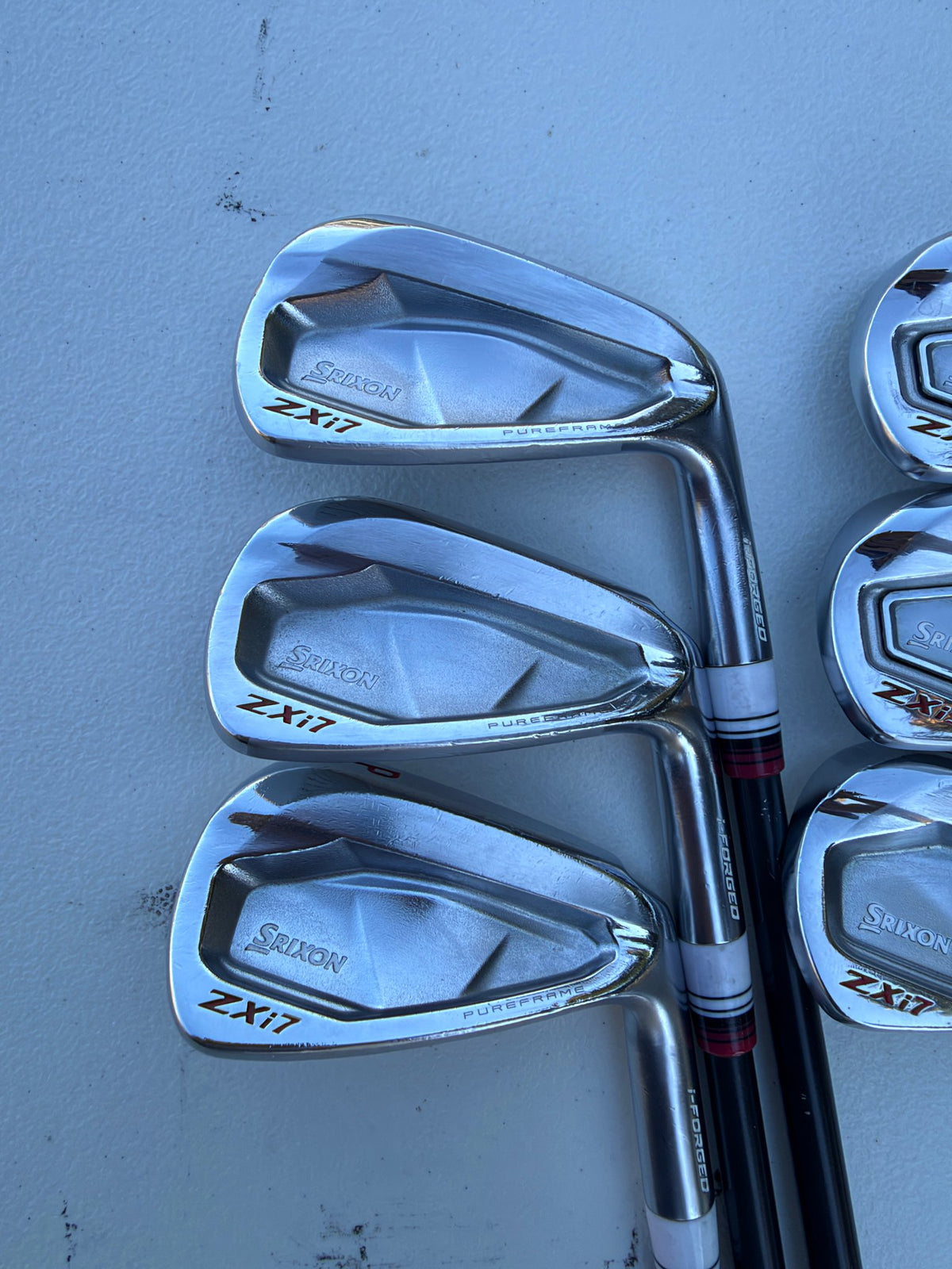 Srixon ZXi5/ZXi7 Combo Iron Set 5-PW KBS C-Taper LTD Black Extra Stiff NICE — photo 2