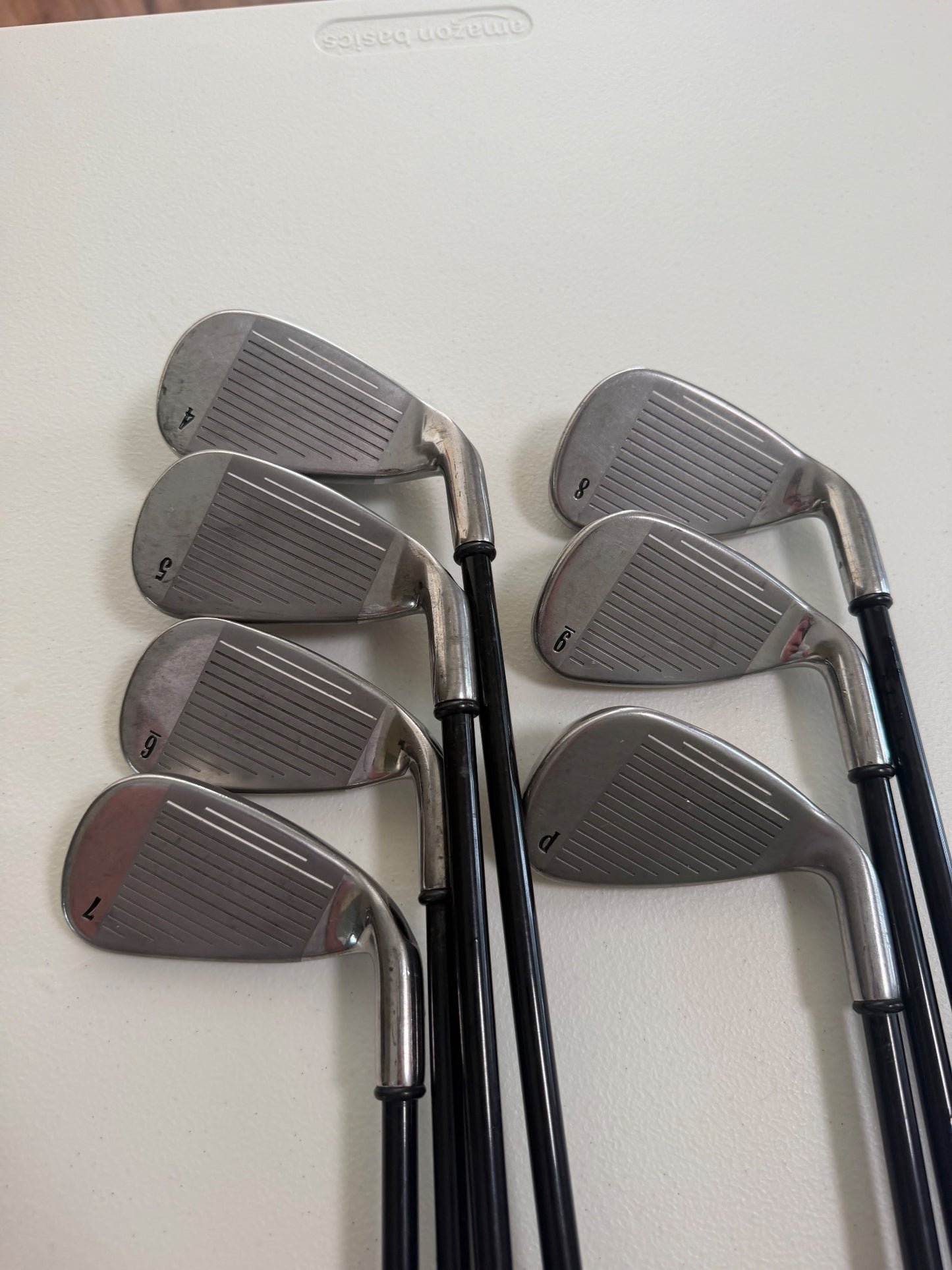Callaway 2008 Big Bertha Iron Set 4-PW Graphite 65G Senior Flex Lefty READ — photo 2