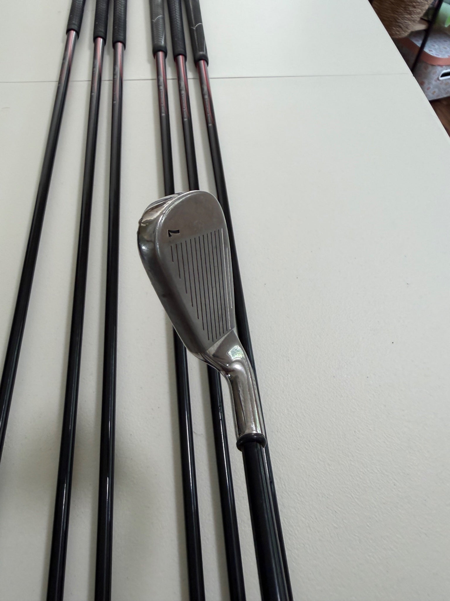 Callaway 2008 Big Bertha Iron Set 4-PW Graphite 65G Senior Flex Lefty READ — photo 11