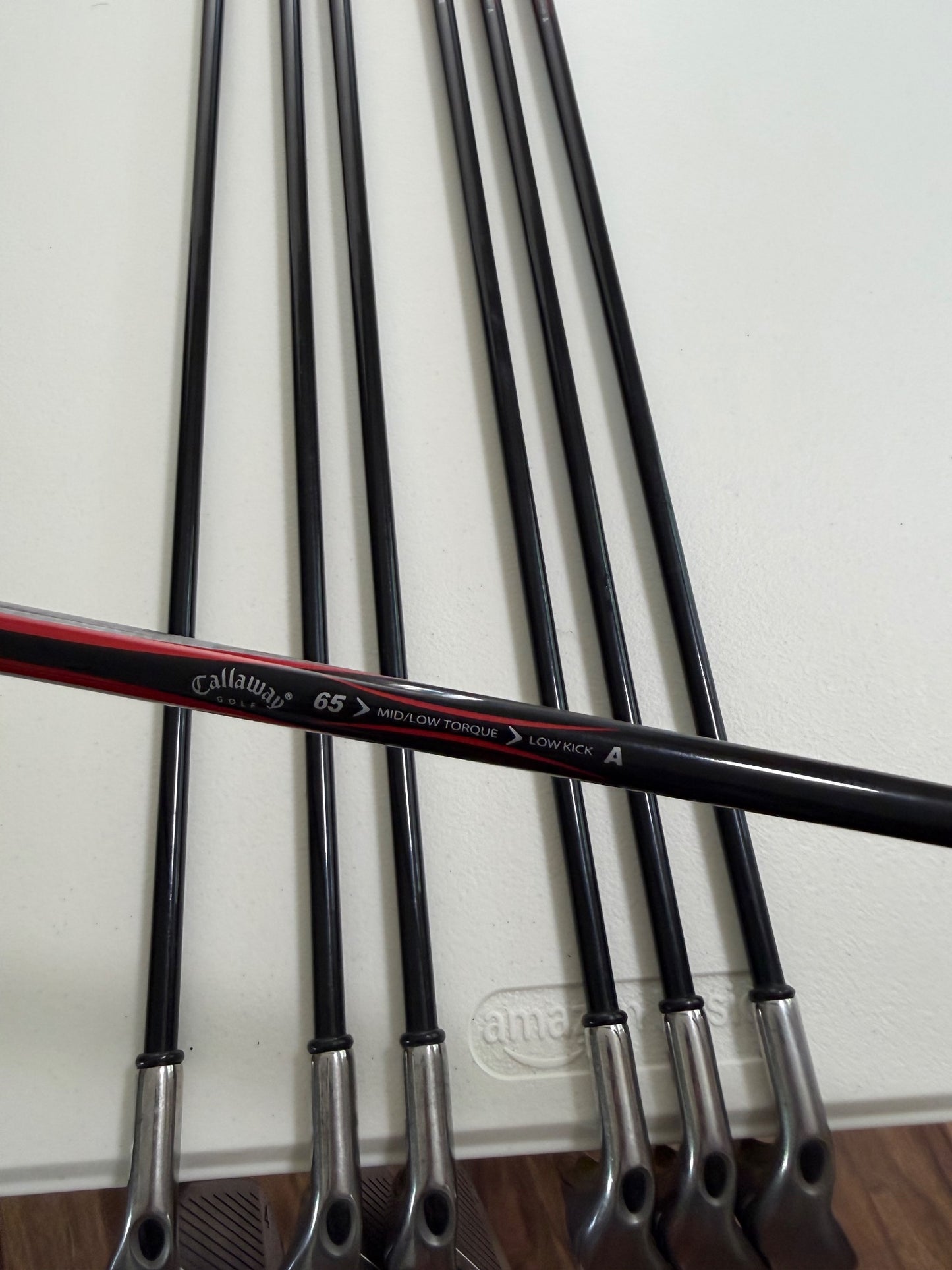 Callaway 2008 Big Bertha Iron Set 4-PW Graphite 65G Senior Flex Lefty READ — photo 12
