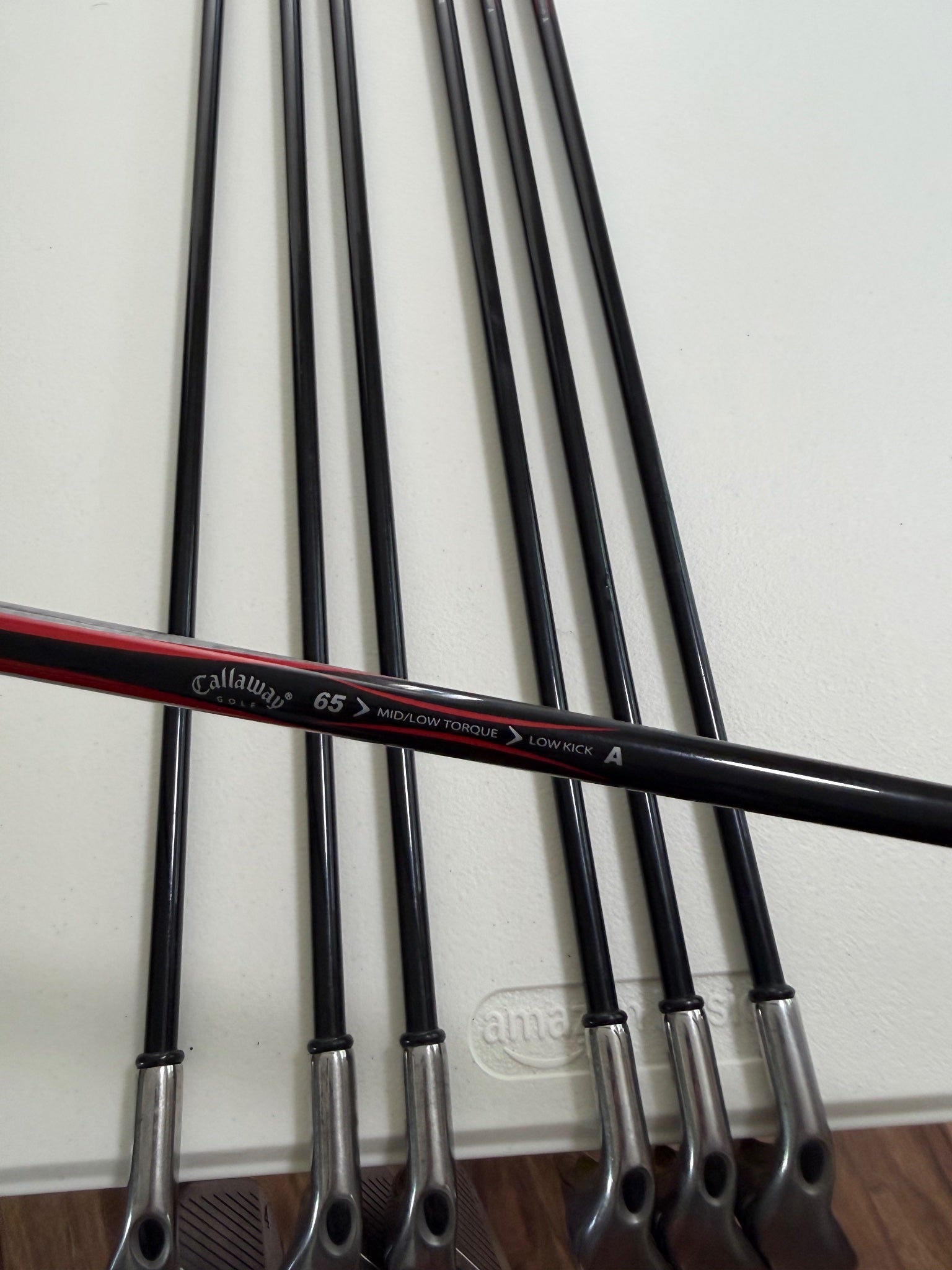 Callaway 2008 Big Bertha Iron Set 4-PW Graphite 65G Senior Flex Lefty READ — photo 12