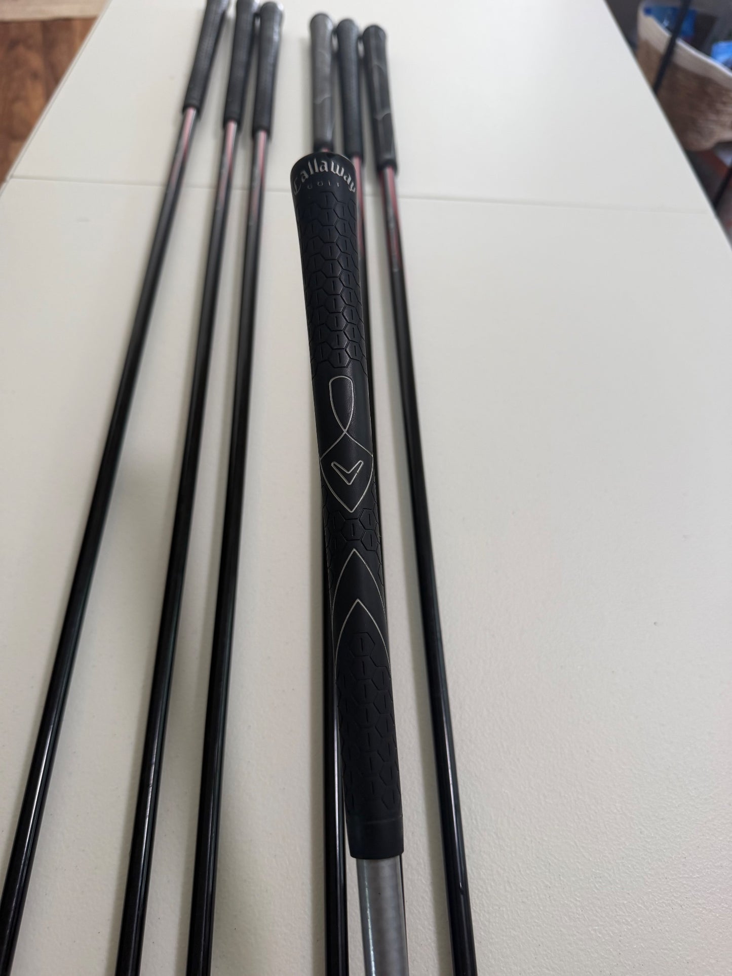 Callaway 2008 Big Bertha Iron Set 4-PW Graphite 65G Senior Flex Lefty READ — photo 13