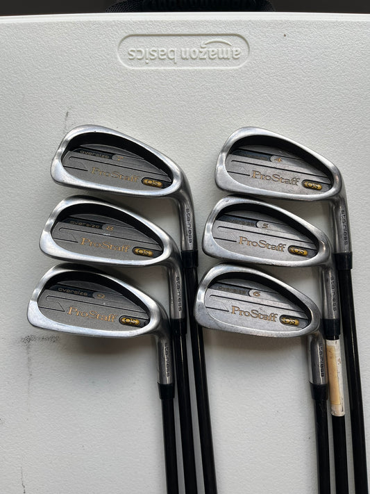 Wilson Pro Staff OS Iron Set 4-9 Irons Reflex Regular Flex Standard NICE
