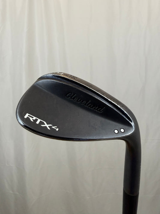 Photo of Cleveland RTX 4 Black Satin Sand Wedge 54° Stiff Flex Dynamic Gold