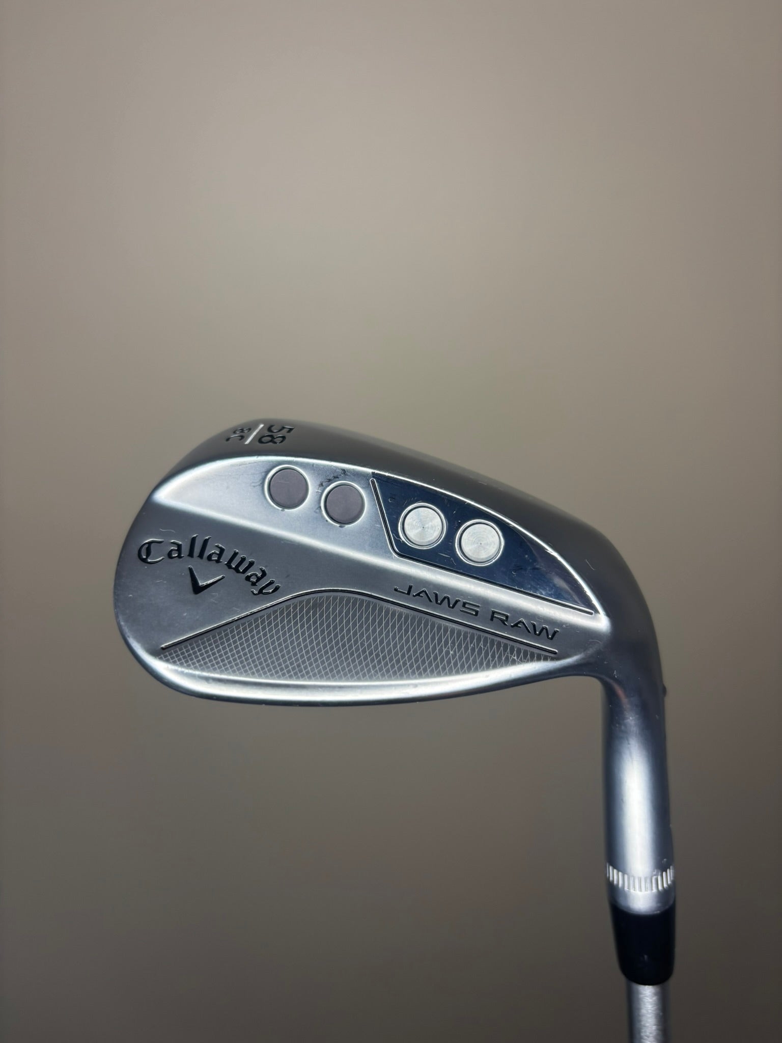 Photo of Callaway Jaws Raw Chrome Lob Wedge 58° Stiff Flex Project X Ls 120