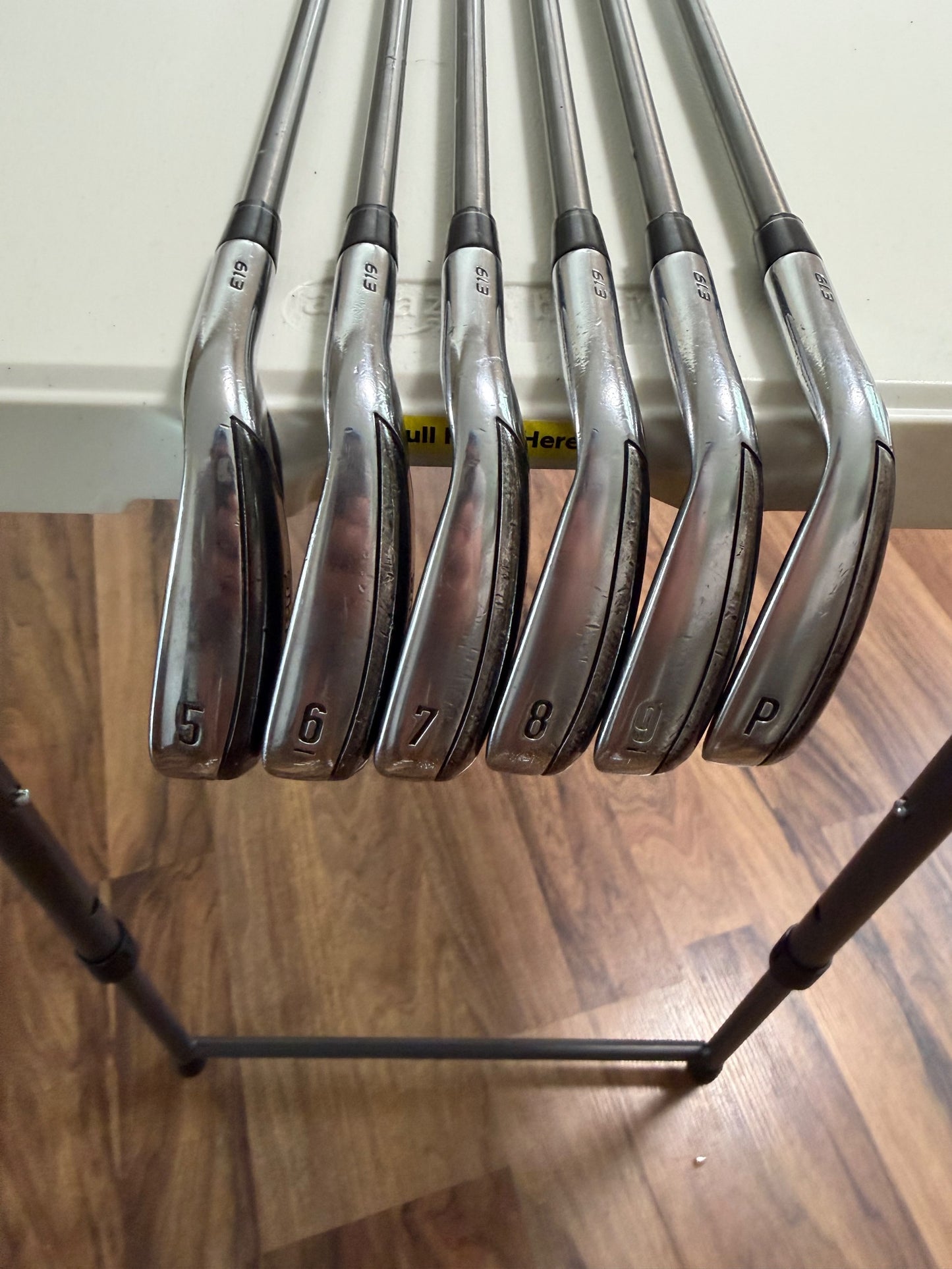 Callaway EPIC Forged Iron Set 5-PW SteelFiber Fc80 F3 Regular Flex +1/2" NICE — photo 5