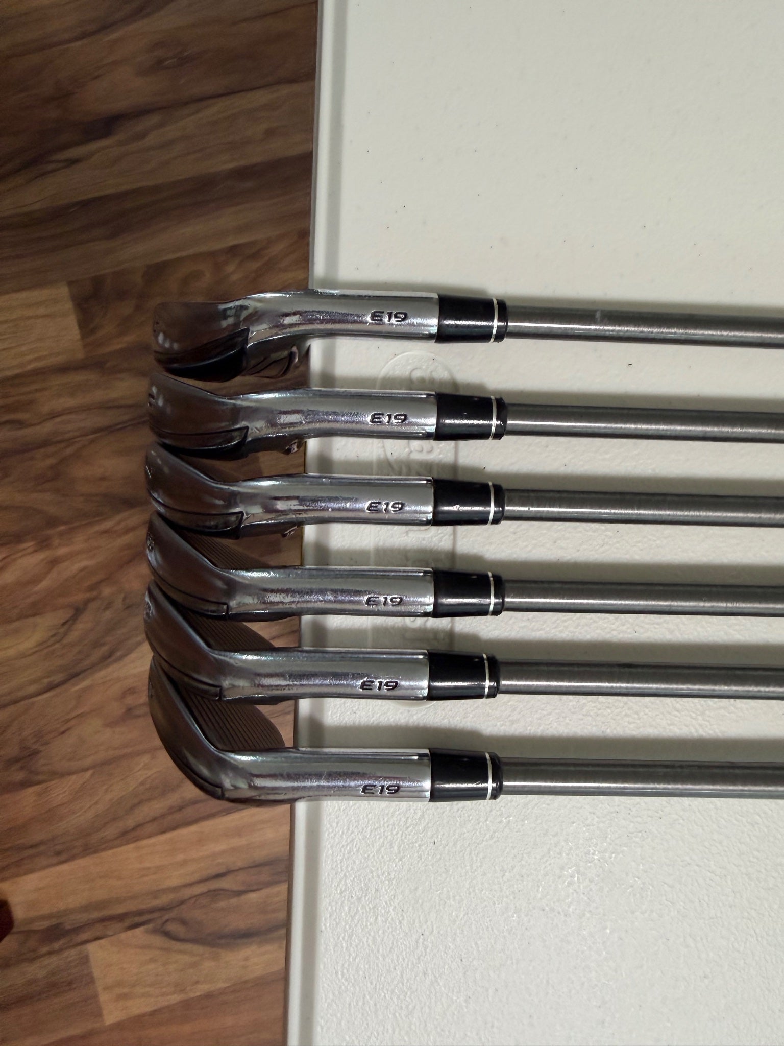 Callaway EPIC Forged Iron Set 5-PW SteelFiber Fc80 F3 Regular Flex +1/2" NICE — photo 6