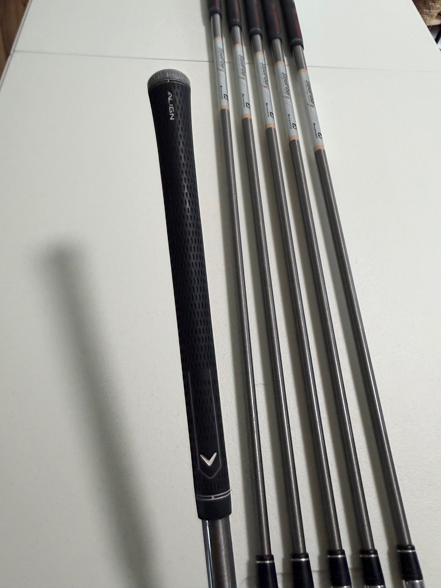 Callaway EPIC Forged Iron Set 5-PW SteelFiber Fc80 F3 Regular Flex +1/2" NICE — photo 11
